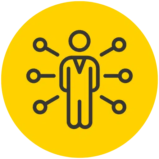 Influential person icon